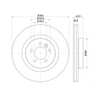 Fren Diski L319 L320 Ön Havalı
