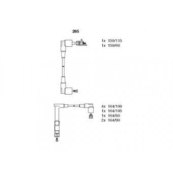 Buji Kablosu M119 (Set) [W124 W140 W210]