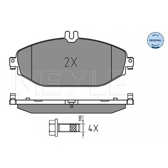Fren Balatası W205 W213 Ön C200/220; E180>220
