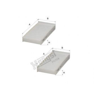 Klima Filtresi F45 X1:F48 Mini-F54>F57 Set