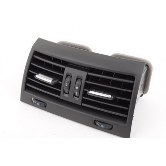 Klima/Kalorifer Izgarası F10+LCI Arka; (Komple) Siyah
