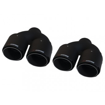 Egzoz Ucu Universal (Çiftli); 89mm (Siyah) -AKRAPOVIC-