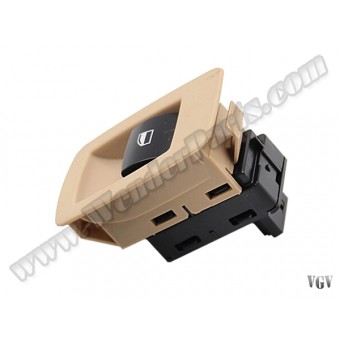 Cam Düğmesi E90+LCI X5:E70+LCI X6:E71 Ön Sağ Arka Sol/Sağ Bej Çerçeveli; E87+LCI:Arka