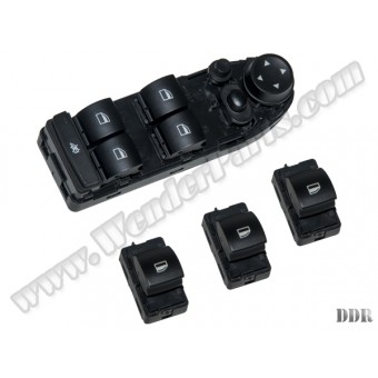 Cam Düğmesi X5:E70+LCI X6:E71 Set; Kararan Ayna