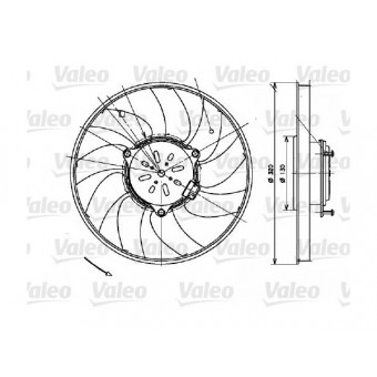 Fan Motoru Spr906 Sağ 240W