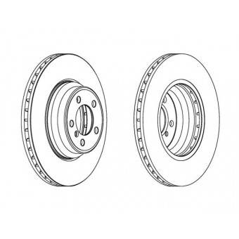 Fren Diski E65 Set:2ad Ön Havalı 740>760i 730d