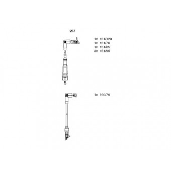 Buji Kablosu M110 (Set) [W126]