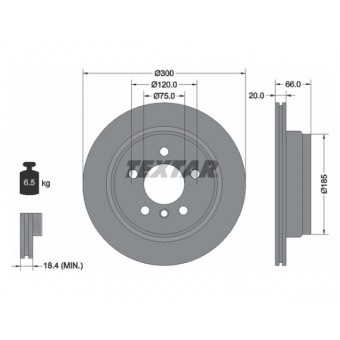 Fren Diski F30 F32 Arka Havalı 318>330i/d; 418>430i/d