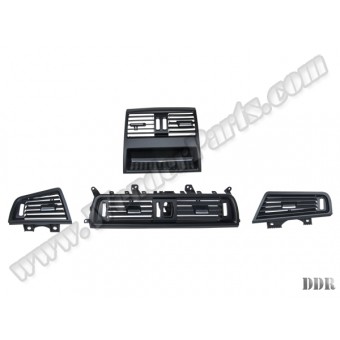 Klima/Kalorifer Izgarası F10+LCI Set:4ad Ön+Arka Siyah