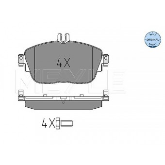 Fren Balatası W176 W246 C117 Ön -Sport-