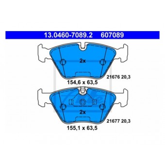 Fren Balatası E39 Ön 520>528i 520d/525tds