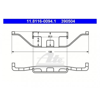 Fren Balata Sacı E38 X5:E53 Arka