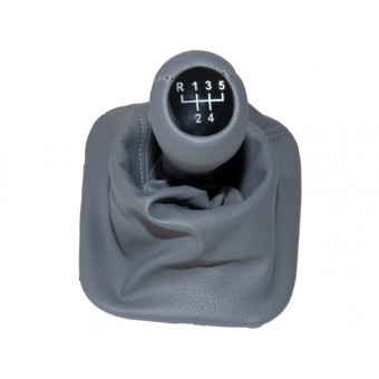 Topuzlu Vites Körüğü E30 -5 İleri- Man.Şanz; Gri Suni Deri 1983-91