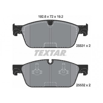 Fren Balatası W166 X166 Ön -Sport-