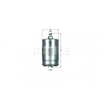 Yakıt Filtresi M103>111 M116>119 [W126 W201 W140] Büyük Tip Vidalı; Sac