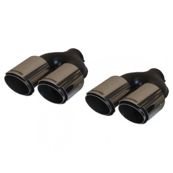 Egzoz Ucu Universal (Çiftli); 89mm (Kromlu) -AKRAPOVIC-