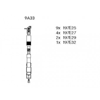 Buji Kablosu M113 [W210 W211 W220 W163] Set