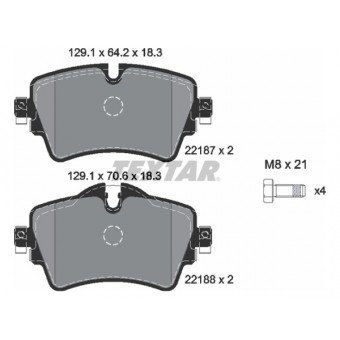 Fren Balatası F45 Mini-R54>R57 Ön -Sport-