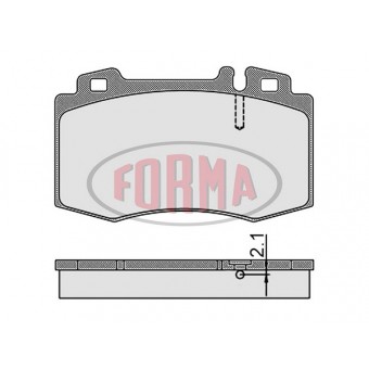 Fren Balatası W163 W220 Ön S280>600; ML230>500