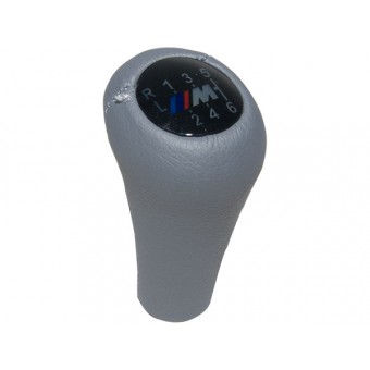 Vites Topuzu -BMW- -6 İleri- Man.Şanz; Gri Suni Deri Işıklı -///M-