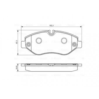 Fren Balatası Spr906/907 Vito639/447 Ön