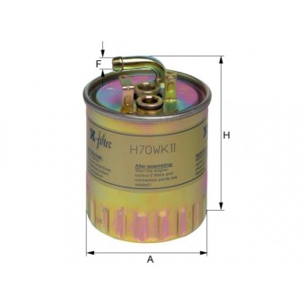 Yakıt Filtresi OM611 OM612 OM668 [W168 Spr901>904 Vito638]