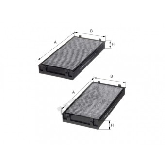 Klima Filtresi X5:E70 X6:E71 Set Karbonlu