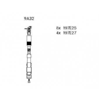 Buji Kablosu M112 M113 [W202 W203 W210 W211 W220 W163] Set