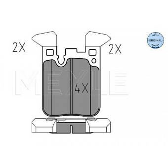 Fren Balatası F20+LCI F22+LCI F30+LCI F34+LCI F32+LCI F36+LCI Arka -Performance-
