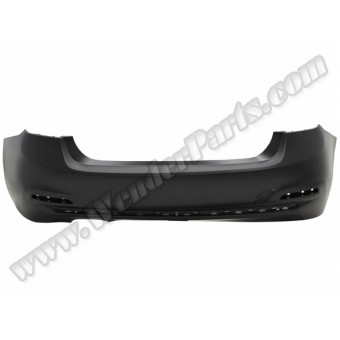 Tampon F30-LCI Arka; 00-Çıkış Nikelaj Delikli -Luxury/Sport- 2016-18