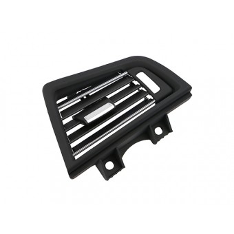 Klima/Kalorifer Izgarası F10+LCI Ön Sol Nikelajlı Siyah