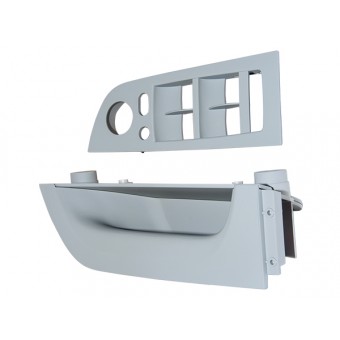 Kapı Tutamağı E90 Ön Sol; Gri Cam Düğme Çerçeveli Katlamalı Ayna