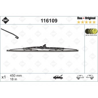 Silecek X5:E53 Arka 45cm