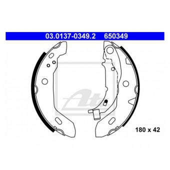 Pabuçlu Fren Balatası W168 Arka