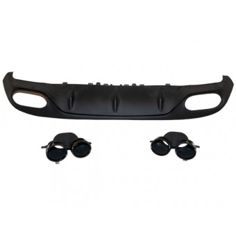 Tampon Difüzörü C238 Arka; 2-Çıkış Egz.Uçlu -AMG-