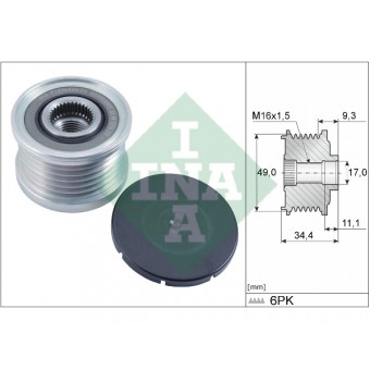 Şarj Dinamo Kasnağı N40 N42 N45 N46/N [E46 E60 E87 E90]