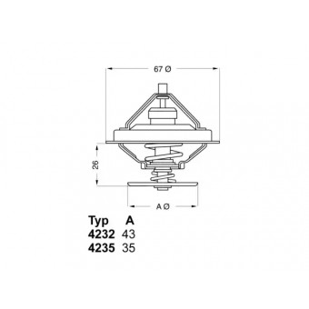 Termostat M20 M30 M50 [E30 E34 E36] 80C