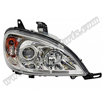 Komple Far W163 Sağ; Kristal Beyaz Ledli 2001-05