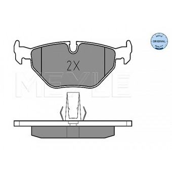 Fren Balatası E39 Arka 520>540i 520/525d/td/tds