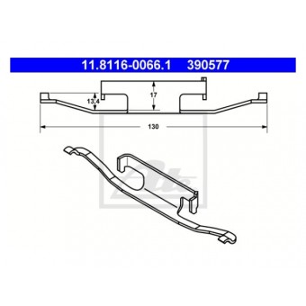 Fren Balata Sacı E34 E36 E46 E87 E90 Arka