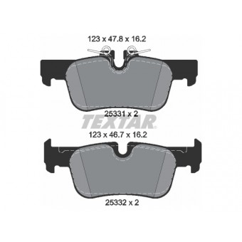 Fren Balatası F45 X1:F48 X2:F39 Mini-F54/F60 Arka
