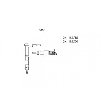 Buji Kablosu M111 (Set) [W124 W202]