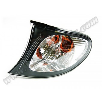 Sinyal E46 Sol; Beyaz Siyah Çerçeveli -Sedan- 2002-05