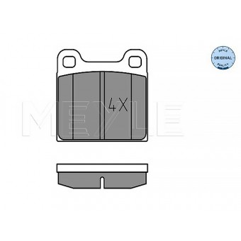 Fren Balatası W115 W123 W126 Arka 200>300E/D; 260>560SE