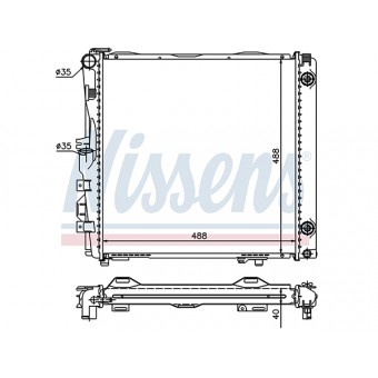 Motor Su Radyatörü W126 [M103] Otm.Şanz; AC+/-
