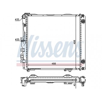 Motor Su Radyatörü W126 [M103] Otm/Şanz (Klimalı)