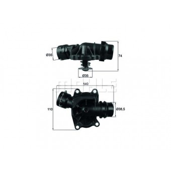 Termostat M57 [E39 E38 E46 X5:E53] 88C