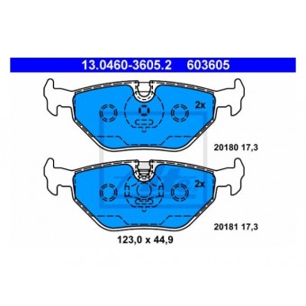 Fren Balatası E36 Arka 316/318i 318tds