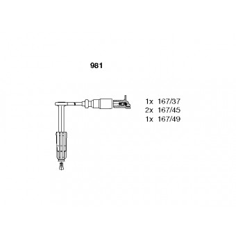 Buji Kablosu M111 (Set) [W202 W210]