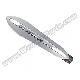 Kapı Kolu F10+LCI F01+LCI Arka Dış Sol; Beyaz Düz